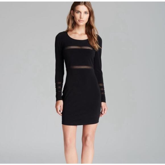 Elizabeth and James Dresses & Skirts - Elizabeth & James Millie Dress Bodycon Long Sleeve Black Size 2